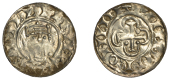 William II (1087-1100), Cross in Quatrefoil type [BMC 2], Penny, London, Algar, algar on lvn, 1.07g/6h (Allen 2022,...