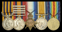 Five: Major V. Ferguson, South Wales Borderers, who served as an Aide de Camp to Major General Sir Frederick...