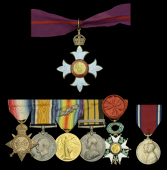 An interesting Naval Intelligence C.B.E. group of seven awarded to Captain V. R. Brandon, Royal Navy, tried and...