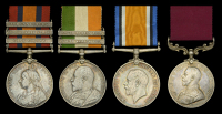 Four: Sergeant D. T. James, South Wales Borderers

Queen’s South Africa 1899-1902, 3 clasps, Cape Colony, Orange...