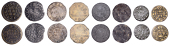 YORKSHIRE, Ripponden, John Clayton, Halfpenny, 1668, 1.15g/3h (N 6026a, this piece; BW. 289); Sedbergh, Tho. Shaw...