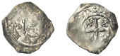 Henry II (1154-1189), Class C (N 957; S 1339), C2, Carlisle (?), Willem?, [–––––] : on c, 1.45g/6h (HR 33;...