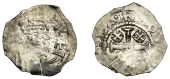 Henry II (1154-1189), Class C (N 957; S 1339), C2, Canterbury, Rogier, shoulder of mantle beaded, [–]o[–––]...