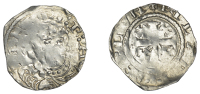 Henry II (1154-1189), Class C (N 957; S 1339), C, London, Ricard, [––]card : [––] lvn, reads [hen]ri : r :...