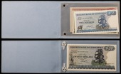 Reserve Bank of Zimbabwe, a pair of presentation wallets containing $2, $5, $10 and $20, all 1980, serial numbers...