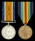 Pair: Lieutenant W. Y. Sandeman, O.B.E., M.C., Royal Engineers

British War and Victory Medals (Lieut. W. Y....