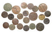NORFOLK, Norwich, City Farthings (5), 1667 (2), 3.14g/6h (N 3112; BW. 225), 3.50g/6h (N 3113; BW. 225), 1668,...