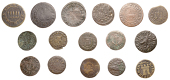 NORTHAMPTONSHIRE, Aynho, Thomas Norris, Halfpenny, 1.03g/6h (Waddell 2; N 3362b, this piece; BW. 2); Brackley, John...