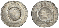 Merchant Issues - silver, England, LANCASHIRE, Cark-in-Cartmel, Cark Cotton Works, a MEXICO, Charles III, 8 Reales,...