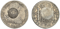 Merchant Issues - silver, Scotland, BUTE, Rothesay, Rothsay Cotton Works, a MEXICO, Ferdinand VII, 8 Reales, 1809th,...