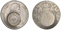 Merchant Issues - silver, Scotland, RENFREWSHIRE, Port Glasgow, Alexander Steven & Sons, a PERU, Ferdinand VII, 8...