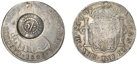Merchant Issues - silver, England, NORTHUMBERLAND, North Shields, Percy Main Colliery, a PERU, Charles IIII, 8...