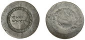 Merchant Issues - copper, Scotland, Stirlingshire, Fintry, Culcreuch Mill, a Petersfield copper token Halfpenny,...