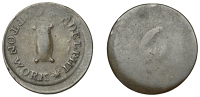Merchant Issues - copper, Scotland, Perthshire, Deanston, Adelphi Cotton Works, an uncertain copper Halfpenny,...