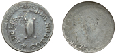 Merchant Issues - copper, Scotland, Perthshire, Deanston, Adelphi Cotton Works, a copper George III Halfpenny, 1775...