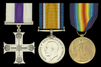 A Great War ‘Western Front’ M.C. group of three awarded to Second Lieutenant H. Robartes, Royal Field Artillery,...