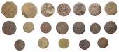 NORTHAMPTONSHIRE, Oundle, Town Halfpence (2), undated, 2.06g/12h (W 81; N 3416; BW. 88), 1669, 1.66g/12h (W 82; N...