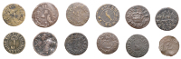 OXFORDSHIRE, Oxford, Anthony Hall, Farthing, 0.62g/12h (N 3689; BW. 137); Tho. Higgs, Farthing, 0.30g/12h (N 3763;...