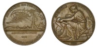 FRANCE, Exposition Universelle, Administration des Monnaies, Paris, 1889, a bronze medal by L.-A. Bottée and L.-F....