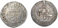 Mary (1542-1567), Fourth period (with Henry Darnley), Ryal, 1566, mm. thistle on rev. only, 30.10g/12h (SCBI 35,...