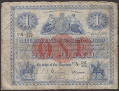 Union Bank of Scotland, £1, 6 April 1905, serial number A 142/496, printed Wood signature and one manuscript...