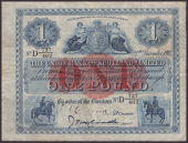 Union Bank of Scotland, £1, 24 December 1914, serial number D 727/462, McCrindle signature and one additional...