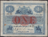 Union Bank of Scotland, £1, 7 July 1920, serial number G 946/933, printed McCrindle signature and one additional...
