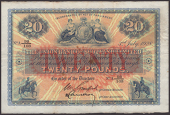 Union Bank of Scotland, £20, 3 July 1928, serial number A 93/103, two manuscript signatures, spots of rust at...