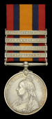 The Queen’s South Africa medal awarded to Brigadier General H. G. Casson, C.B., C.M.G., South Wales Borderers, who...