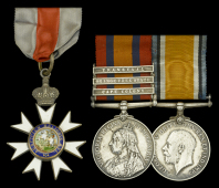 The Great War C.M.G. group of three awarded to Colonel F. Lindsay Lloyd, Royal Engineers, who, from 1908 was for...