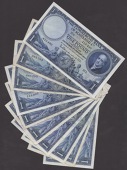 Commercial Bank of Scotland Limited, a group comprising £1 (10), 1954 (4),  1955 (3), and 1956 (3), prefixes 27A,...