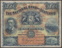 National Bank of Scotland Limited, £1, 15 May 1911, serial number F811-825, printed signature of Samuel and one...