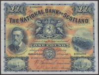 National Bank of Scotland Limited, £1, 15 May 1914, serial number G999-908, printed signature of Samuel and one...