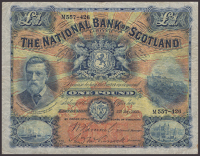 National Bank of Scotland Limited, £1, 15 May 1923, serial number M557-426, printed signature of Samuel and one...
