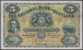 National Bank of Scotland Limited, £5, 11 November 1912, serial number A249-308, two manuscript signatures, about...