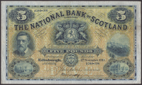 National Bank of Scotland Limited, £5, 11 November 1912, serial number A249-308, two manuscript signatures, about...
