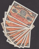 National Bank of Scotland Limited, a group of £1 (11), comprising 1953, serial number B/H 418-726, Brown signature,...
