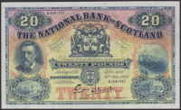 National Bank of Scotland Limited, £20, 16 May 1935, serial number A104-747, Drever signature, and one manuscript...