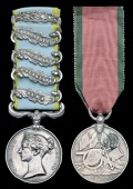 A Charge of the Light Brigade pair awarded to Private C. Newman, 11th (Prince Albert’s Own) Hussars

Crimea...