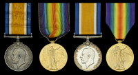 Pair: Private R. Cororan, Northern Cyclist Battalion
British War Medal 1914-20 (63778 Pte. R. Cororan N. Cyclist. N...