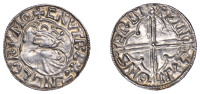 Cnut (1016-1035), Penny, Quatrefoil type, Salisbury, Wynstan, pinstan on serbi, ‘Winchester’ style dies, reads...