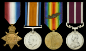 Four: Sergeant F. M. Williams, 8th (Service) Battalion, Devonshire Regiment, who was Mentioned in Despatches and...