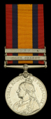 Queen’s South Africa 1899-1902, 2 clasps, Cape Colony, Wepener (1871 Pte. P. Halloran. Cape M.R.) light contact...