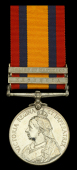 Queen’s South Africa 1899-1902, 2 clasps, Rhodesia, Relief of Mafeking (144 Tpr: J. H. Hopper. Rhodesia Regt.)...