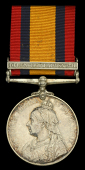 Queen’s South Africa 1899-1902, 1 clasp, Defence of Ladysmith (6361 Pte. A. Duncan, Gordon Highrs:) minor edge...