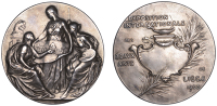 BELGIUM, Exposition Internationale des Beaux Arts de Liège, 1905, a silver award medal by G. Devreese [for A....