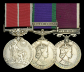 A post-War B.E.M. group of three awarded to Warrant Officer Class II R. Sheriff, Royal Corps of Transport

British...