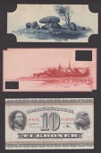 Danmarks Nationalbank, a Waterlow & Sons presentation wallet containing an example of the vignette used on the...