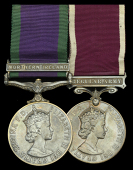 Pair: Sergeant P. W. Bates, King’s Regiment

General Service 1962-2007, 1 clasp, Northern Ireland (23876692 Sgt...