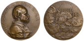FRANCE, Hommage à Emile Zola [Tribute to Emile Zola], 1898, a bronze medal by A.-L.-M. Charpentier, bust right,...
